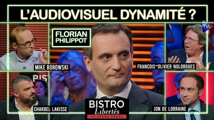 Rapport Alloncle : L'audiovisuel public dynamité ? - Florian Philippot dans Bistro Libertés - TVL